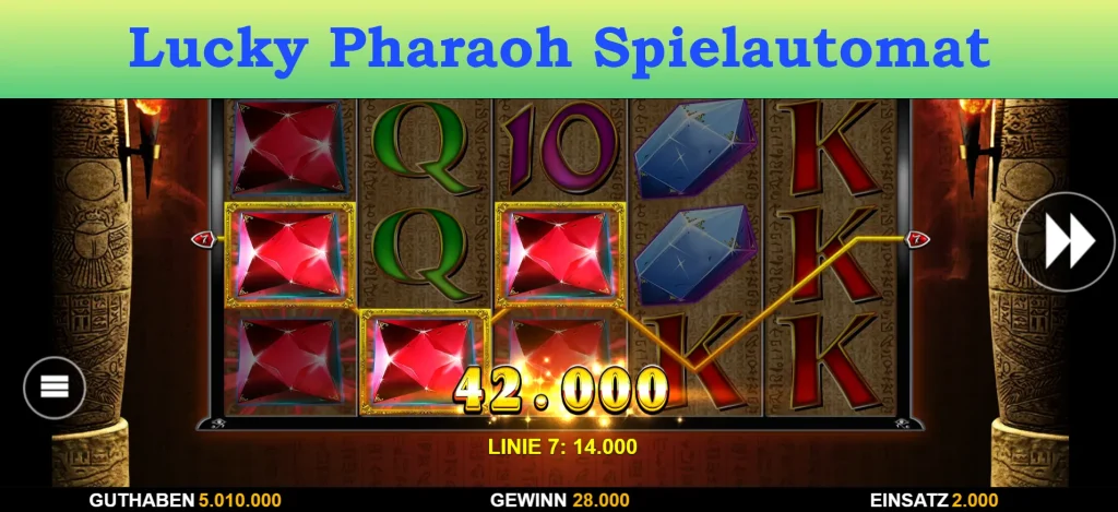 lucky pharaoh spielautomat