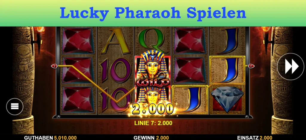 lucky pharaoh spielen